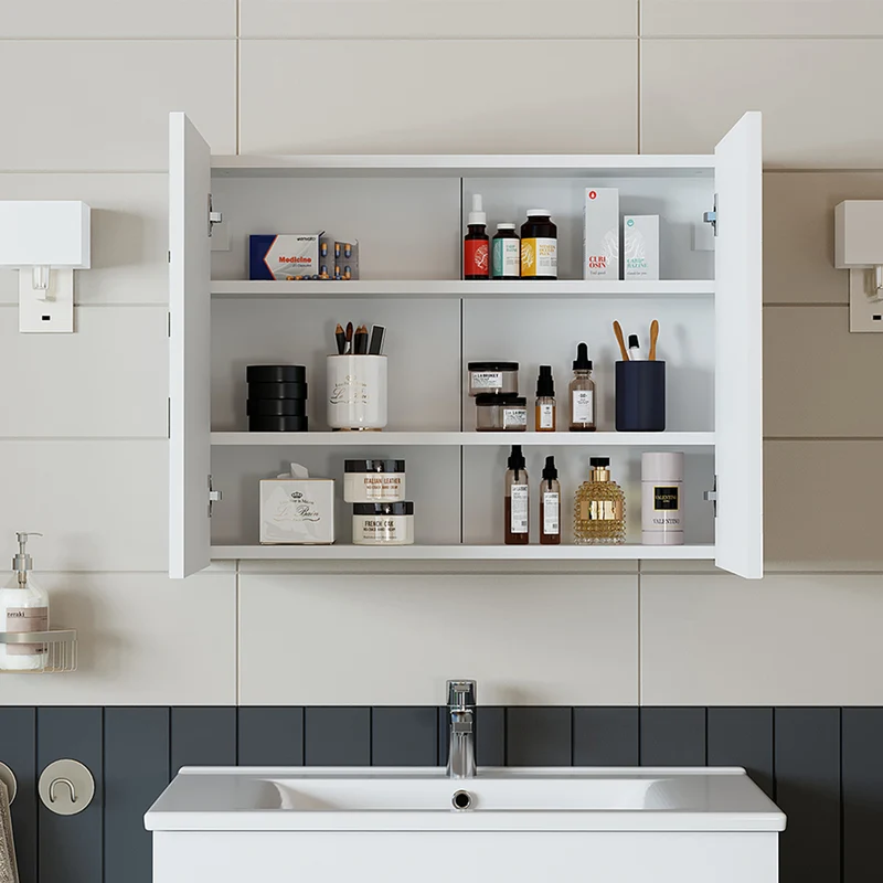 Roomart 4-delige badkamermeubelset ATRIA, 100 cm, met spiegelkast en kolomkast, in 4 kleuren