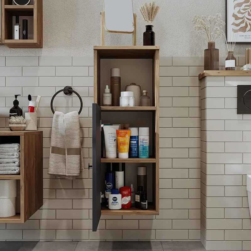 Roomart Badschrank LOTUS, 60, 90 oder 150 cm, wandhängend, in 3 Farben