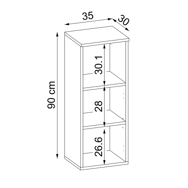 Roomart Badschrank LOTUS, 60, 90 oder 150 cm, wandhängend, in 3 Farben