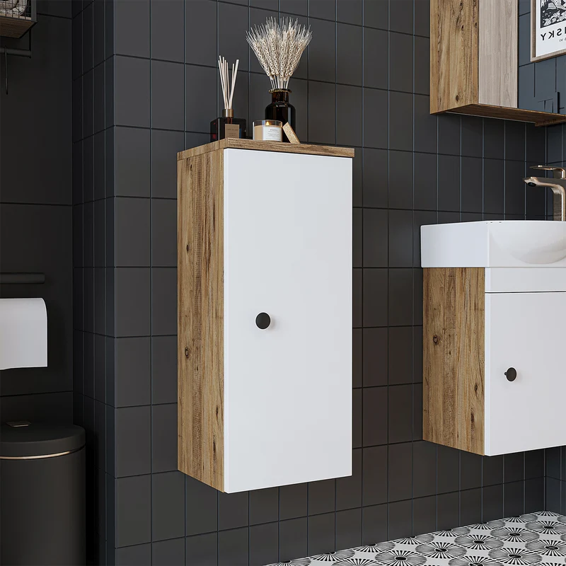 Roomart badkamerkast PUNTO, 70 cm, hangend met soft-close deur, in 4 kleuren