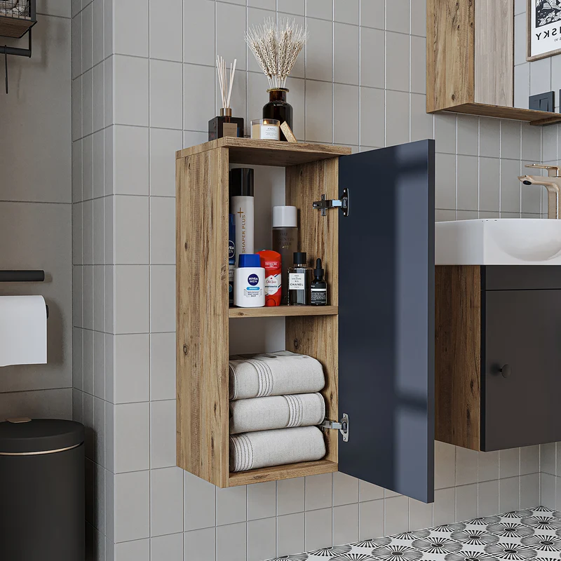 Roomart Badschrank PUNTO, 70 cm, wandhängend mit Soft-Close-Tür, in 4 Farben
