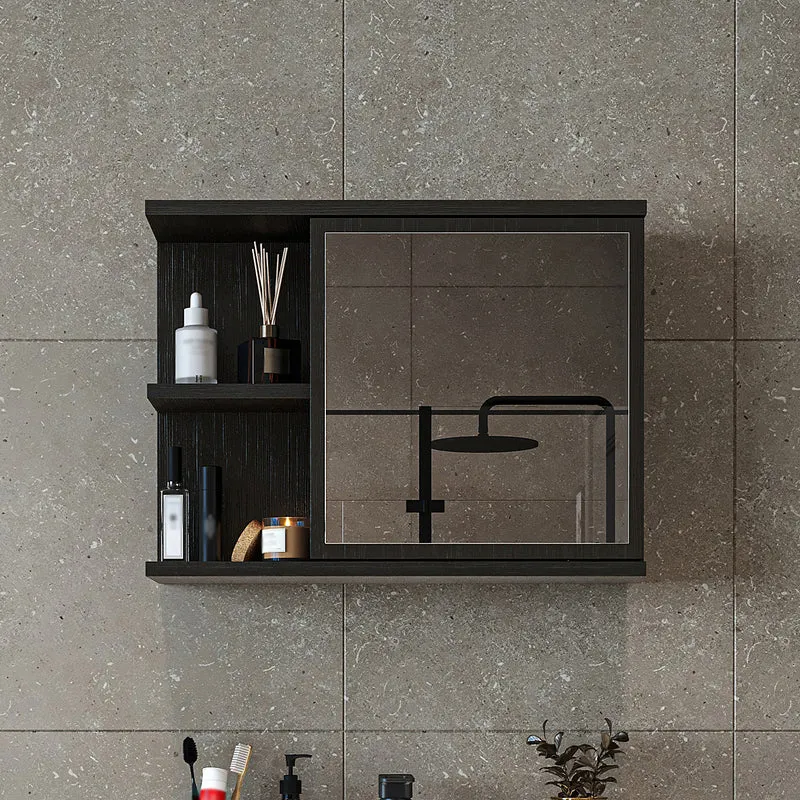 Roomart spiegelkast ADA, 60 cm, met open schap en soft-close-deur, in 4 kleuren