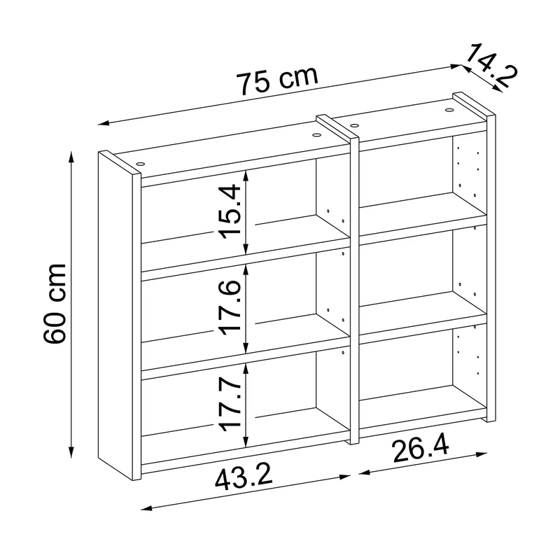 Roomart Badezimmer Spiegelschrank GUSTO, 75, 90 oder 105 cm, mit Soft-Close, in 2 Farben