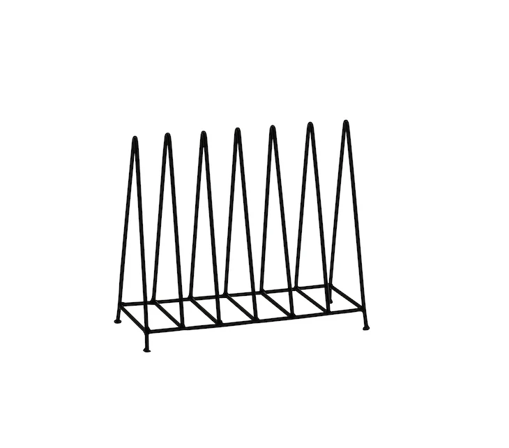 Metall Ständer schwarz