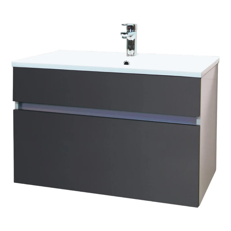 Waschbeckenunterschrank STELLA 80 ANTHRAZIT