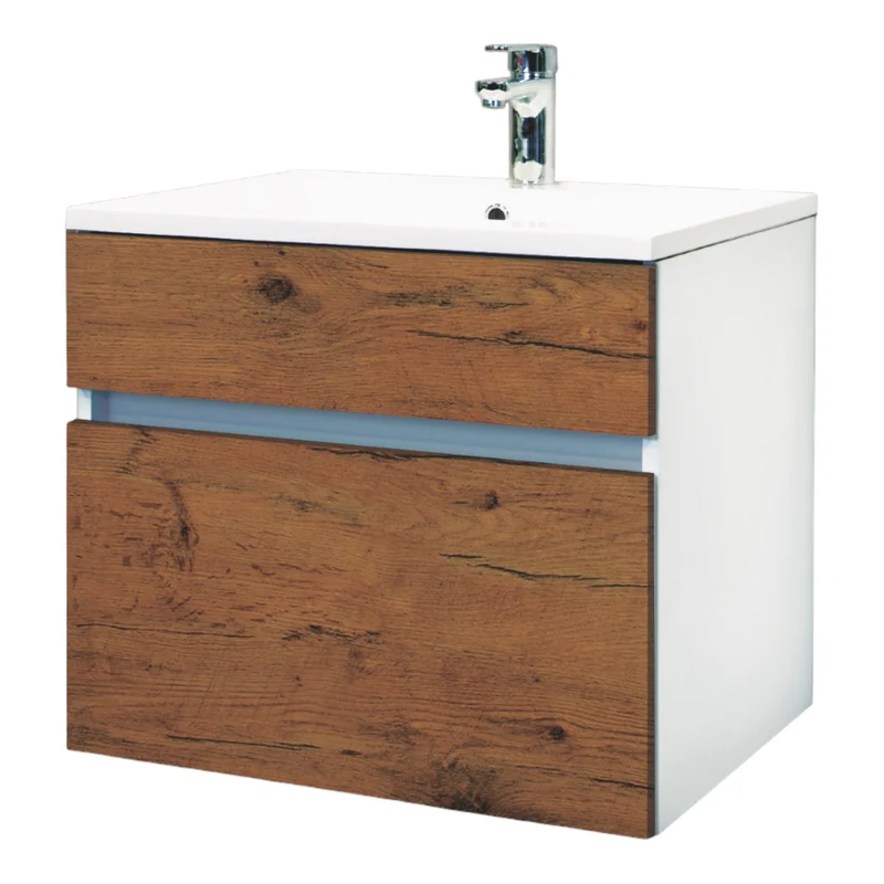 Waschbeckenunterschrank STELLA 60 Eiche Antik