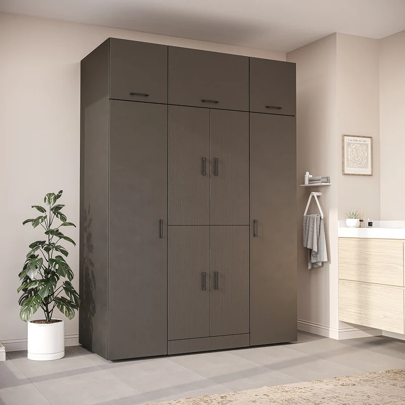 Roomart wasmachinekast DORA-I, 160 cm breed, voor wasmachine en droger met 2 hoge kasten, in 5 kleuren