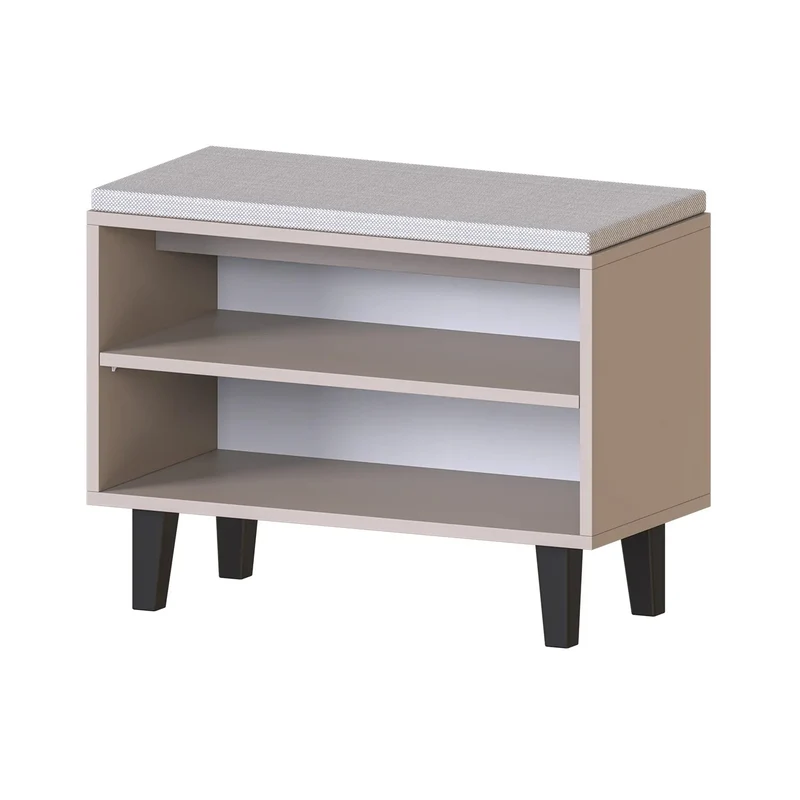 Roomart Sitzbank NORD mit 2 offenen Schuhfächern und Sitzkissen, 73,6 cm, in 2 Farben