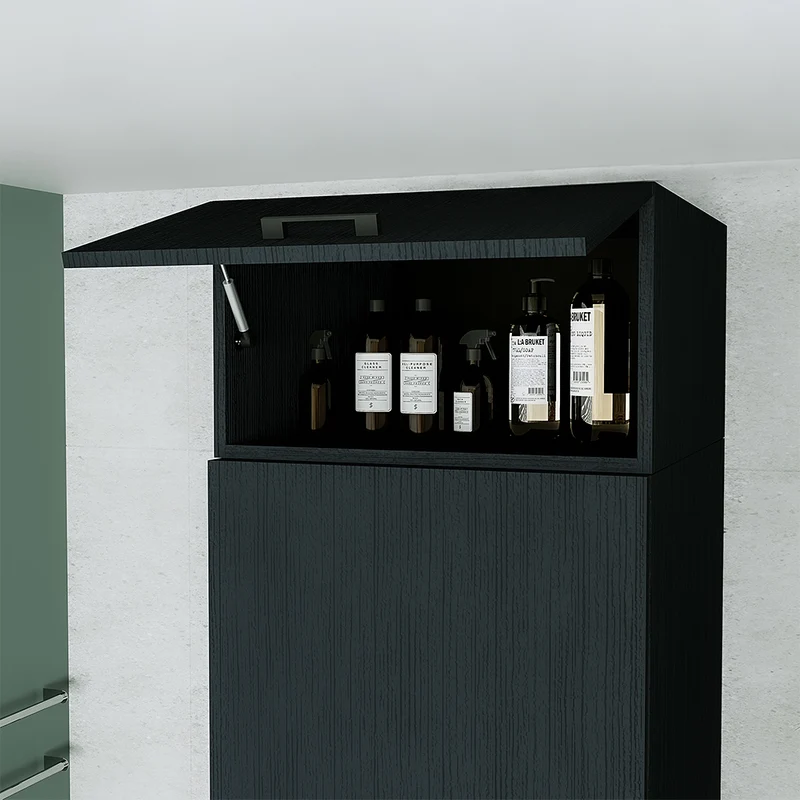 Roomart Hochschrank 60 cm, 205 oder 240 cm hoch, mit Einlegeböden, in 3 Farben