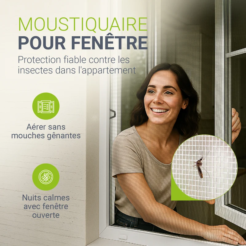 Fliegengitter für Fenster