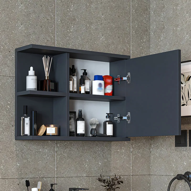 Roomart 4-delige badkamermeubelset ADA, 60 cm, met wastafel en kolomkast, in 5 kleuren