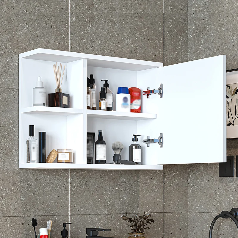 Roomart 4-delige badkamermeubelset ADA, 60 cm, met wastafel en kolomkast, in 5 kleuren
