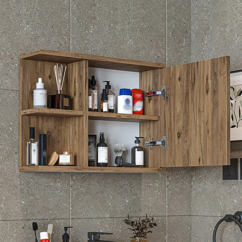Roomart 4-delige badkamermeubelset ADA, 60 cm, met wastafel en kolomkast, in 5 kleuren