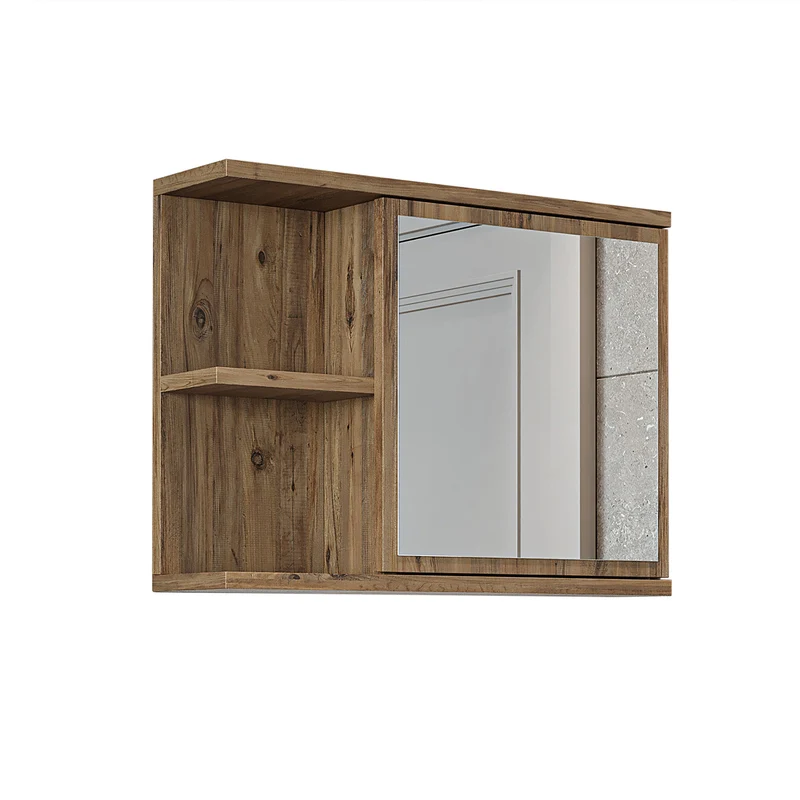 Roomart 4-delige badkamermeubelset ADA, 60 cm, met wastafel en kolomkast, in 5 kleuren