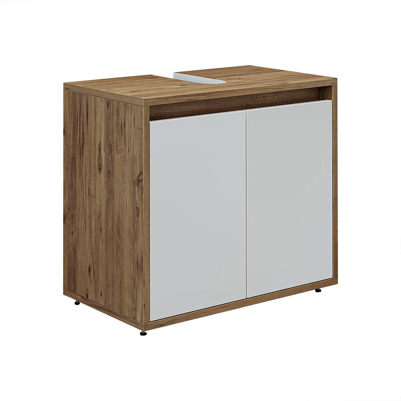 Roomart 3-delige badkamermeubelset MELONA-S2, 65 cm, zonder wastafel, met spiegel- en hoge kast, in 4 kleuren