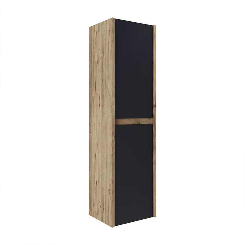 Roomart 3-delige badkamermeubelset MELONA-S2, 65 cm, zonder wastafel, met spiegel- en hoge kast, in 4 kleuren