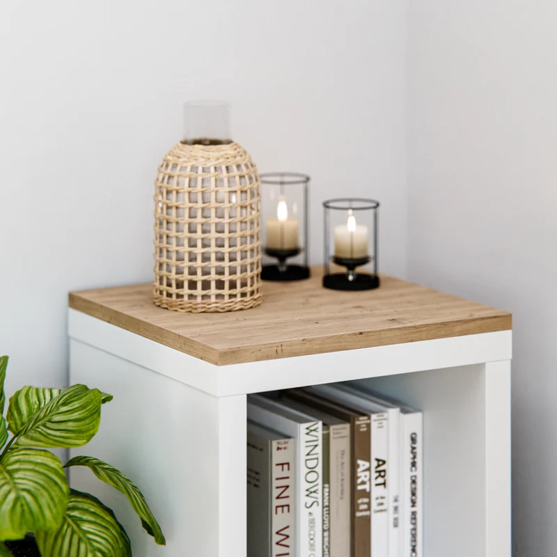 Holzplatte für IKEA Kallax Regal 1er, 2er, 3er oder 4er - Eiche Deckplatte