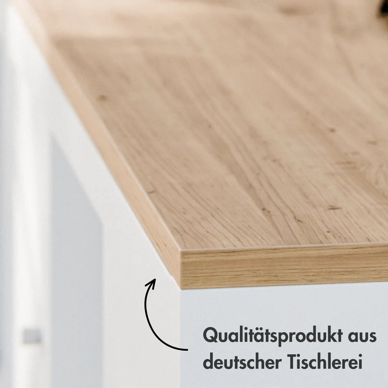 Holzplatte für IKEA Kallax Regal 1er, 2er, 3er oder 4er - Eiche Deckplatte
