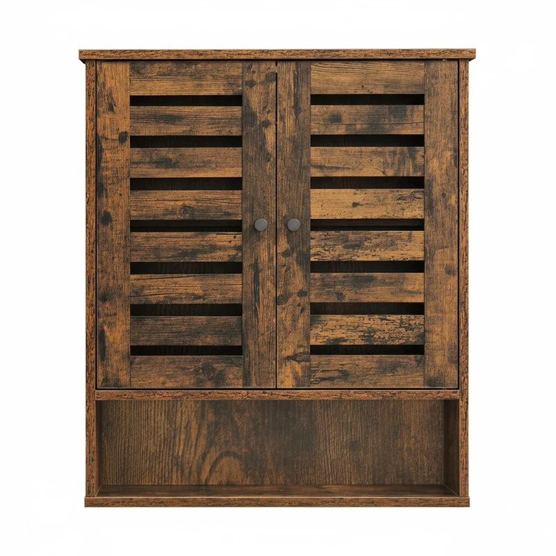 Hängeschrank mit 2 Türen Vintagebraun