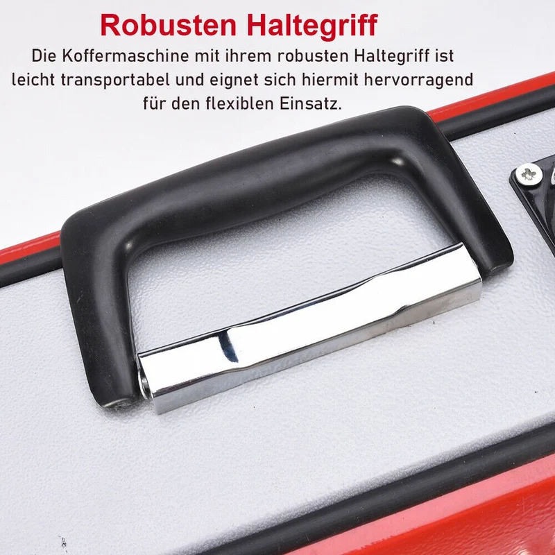 XIIW 500W Elektrische Rohrreinigungsmaschine | Profi Abflussreiniger mit 20m Spiralen-Set | Rohrreinigungsgerät für Rohre Ø30-100mm