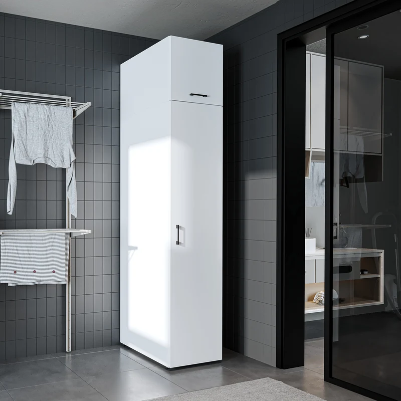 Roomart Hochschrank SERIE DORA, 45 cm, schmaler Mehrzweckschrank mit Regalböden, in 4 Farben