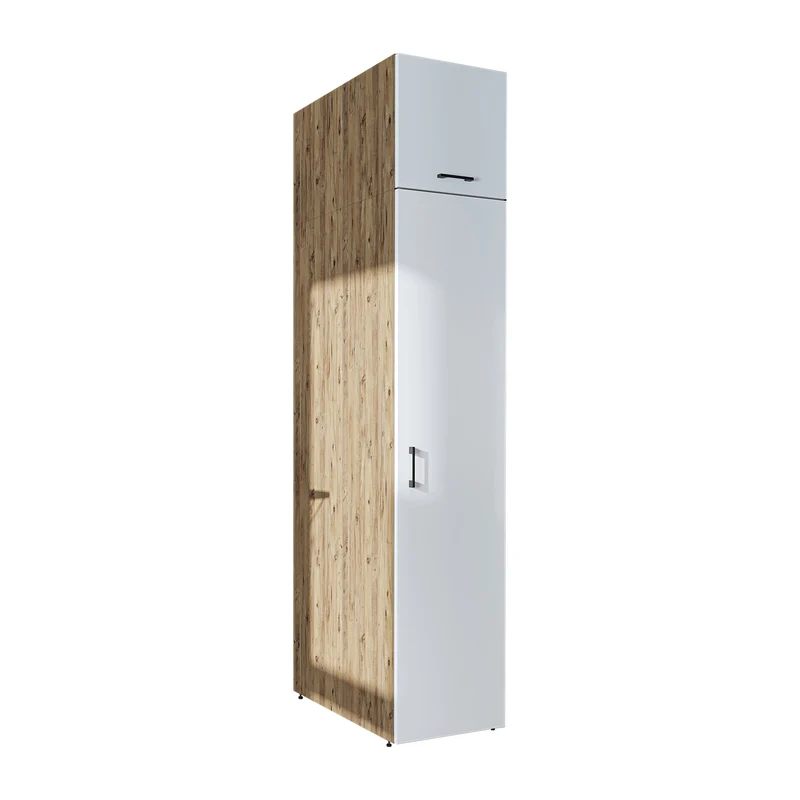 Roomart Hochschrank SERIE DORA, 45 cm, schmaler Mehrzweckschrank mit Regalböden, in 4 Farben