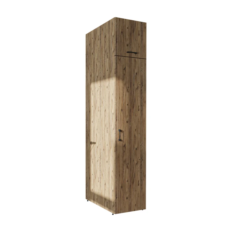 Roomart Hochschrank SERIE DORA, 45 cm, schmaler Mehrzweckschrank mit Regalböden, in 4 Farben