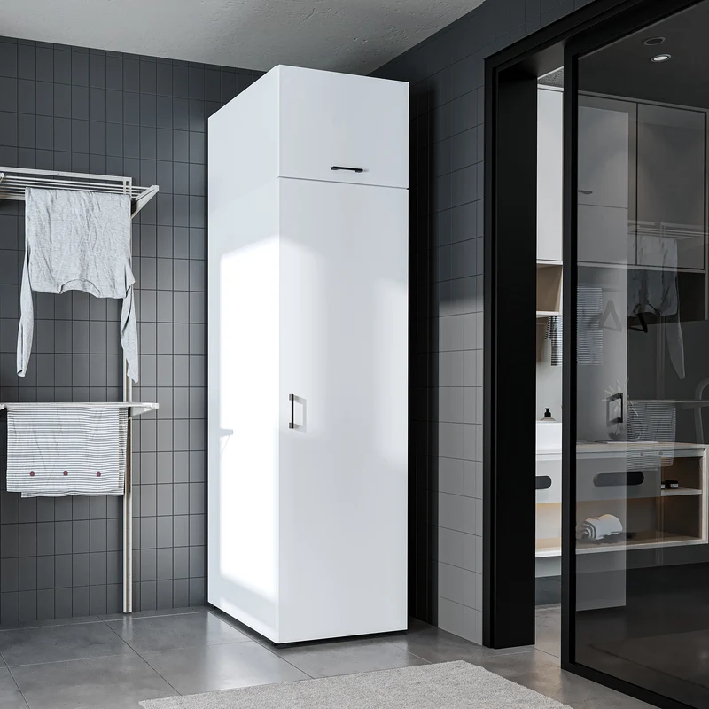 Roomart Hochschrank SERIE DORA, 60 cm, Mehrzweckschrank mit Regalböden, in 4 Farben