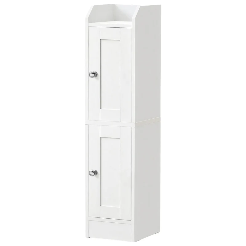 Schmaler Hochschrank, Badschrank, mit verstellbaren Ablagen