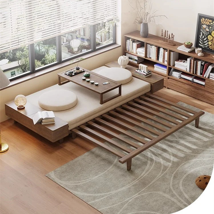 Zen Transform Schlafsofa mit Chabudai-Tisch