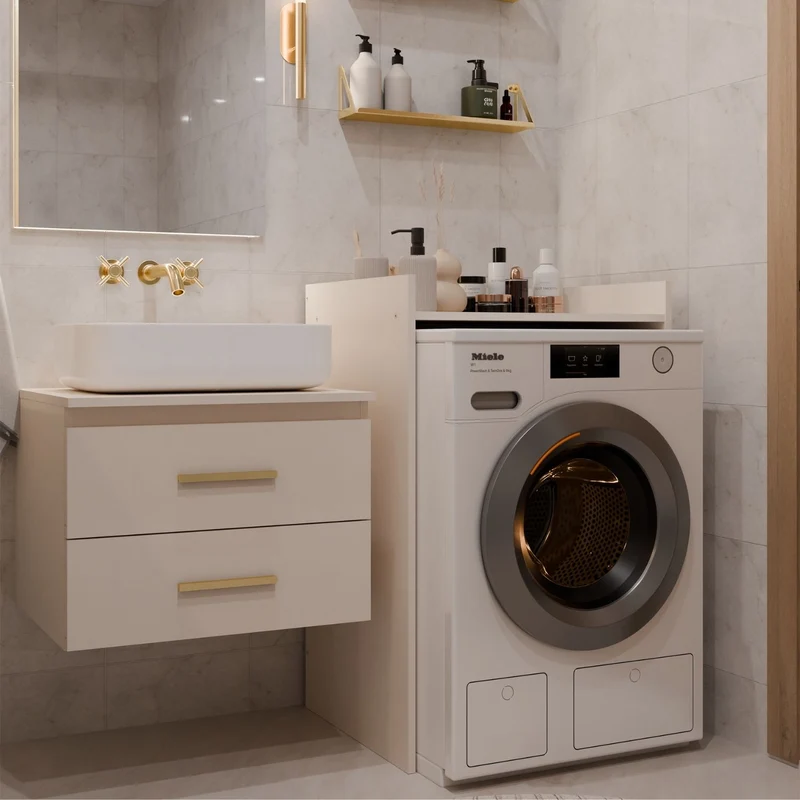 Waschmaschinenschrank Waschli Klein B
