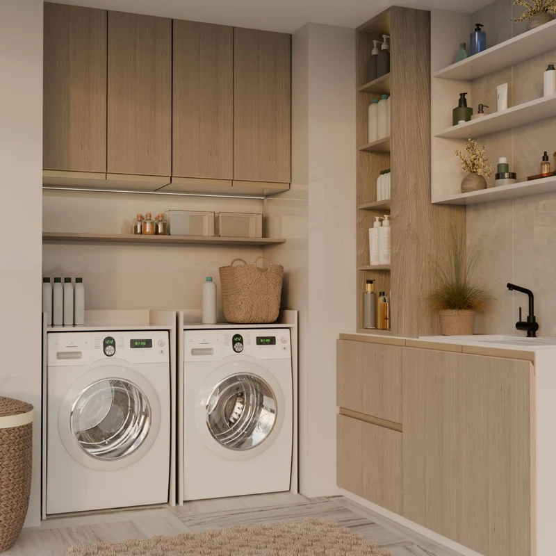 Waschmaschinenschrank Waschli Klein B