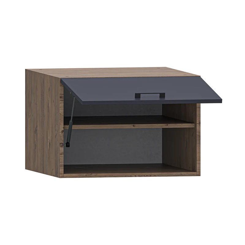 Roomart Aufsatzschrank DORA, 60 cm, mit Klappe für den Hochschrank, in 4 Farben