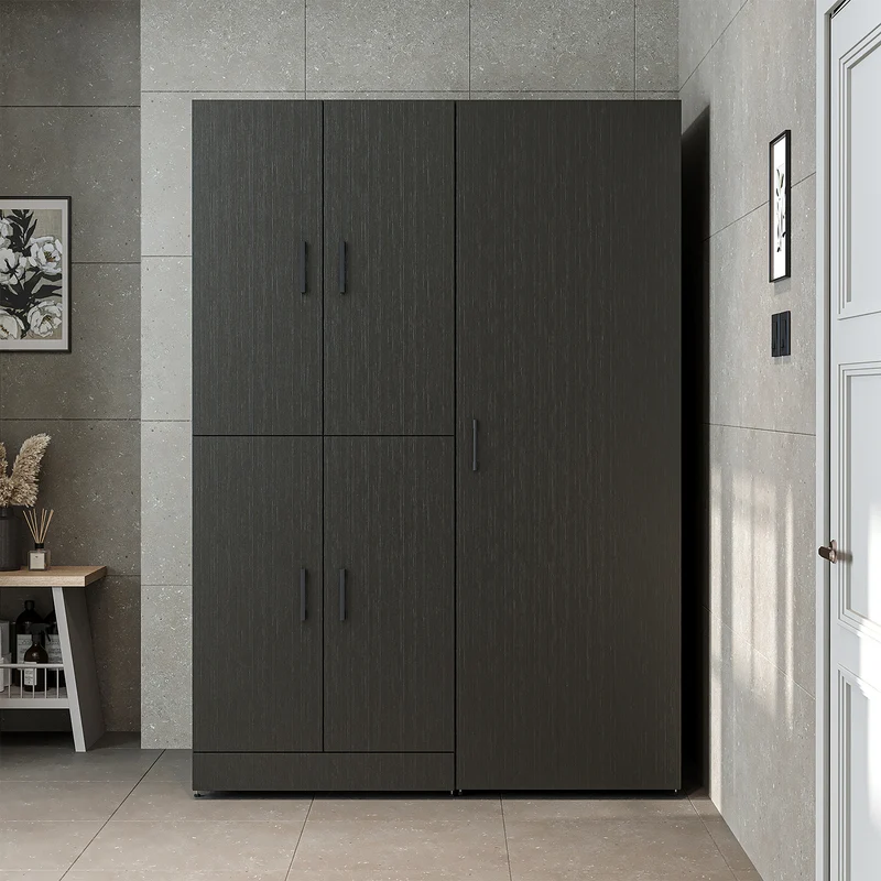 Roomart wasmachinekast DORA-I, 130 cm, met uittrekplank en hoge kast, 5 kleuren