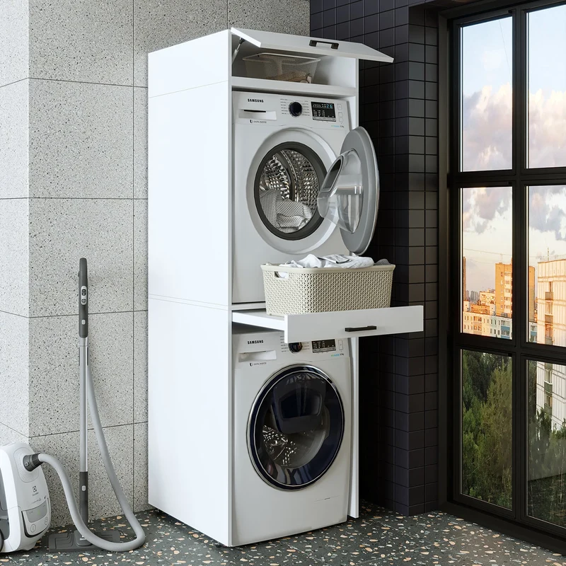 Çamaşır ve Kurutma Makinesi Dolabı - D+D1
