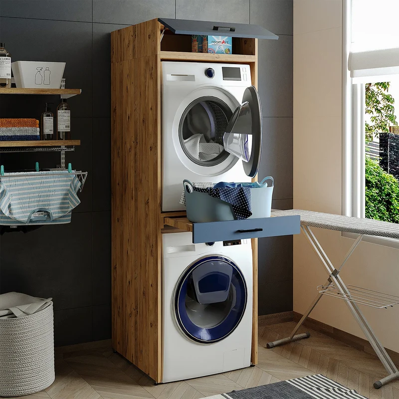 Çamaşır ve Kurutma Makinesi Dolabı - D+D1