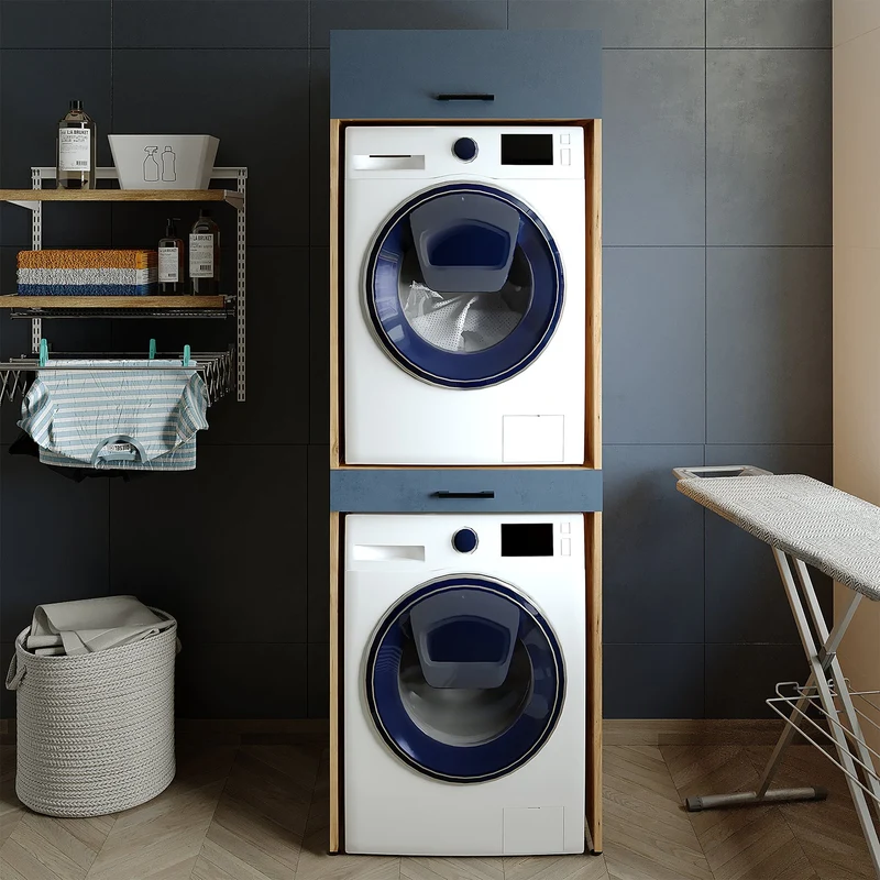 Çamaşır ve Kurutma Makinesi Dolabı - D+D1