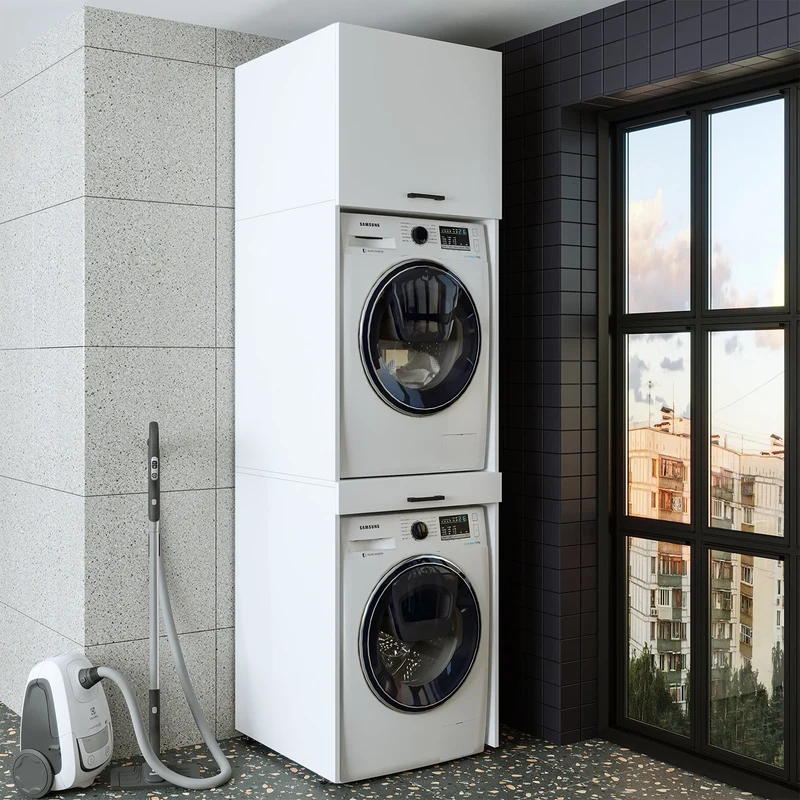 Çamaşır ve Kurutma Makinesi Dolabı - D+D2