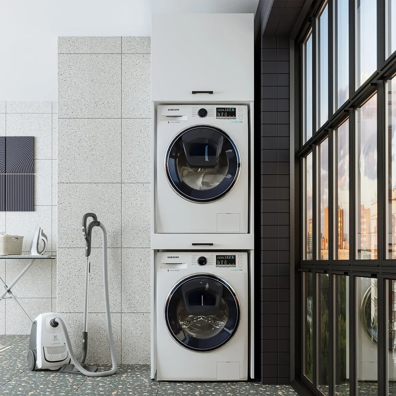 Çamaşır ve Kurutma Makinesi Dolabı - D+D2