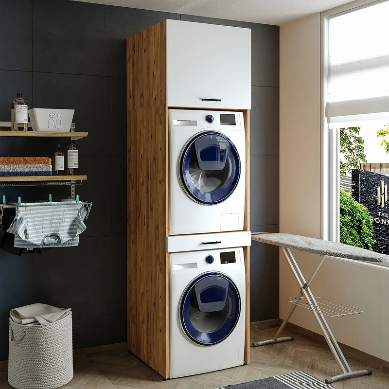 Çamaşır ve Kurutma Makinesi Dolabı - D+D2