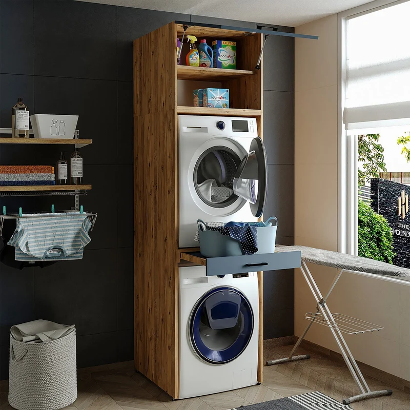 Çamaşır ve Kurutma Makinesi Dolabı - D+D2