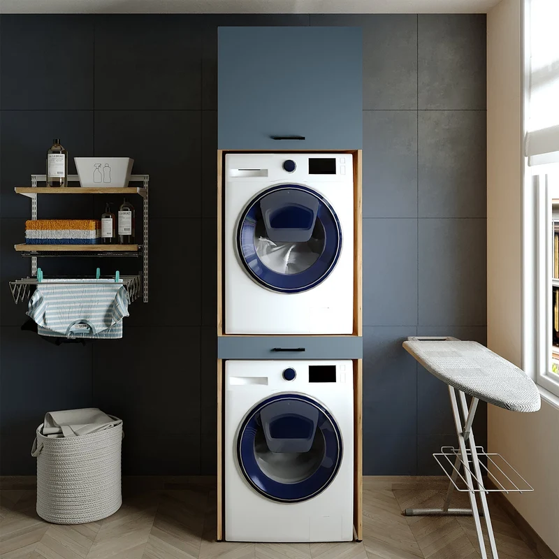 Çamaşır ve Kurutma Makinesi Dolabı - D+D2