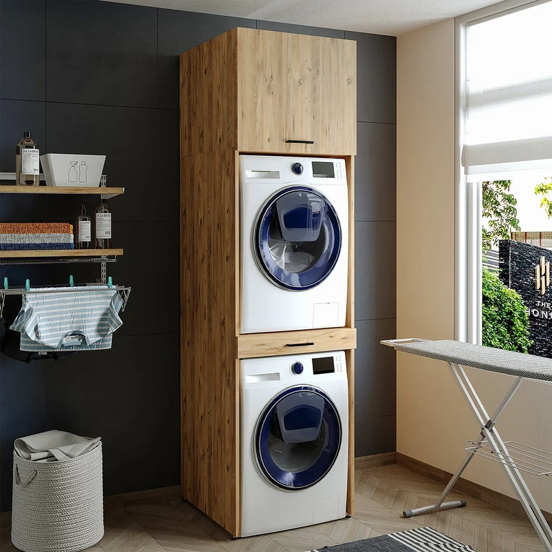 Çamaşır ve Kurutma Makinesi Dolabı - D+D2