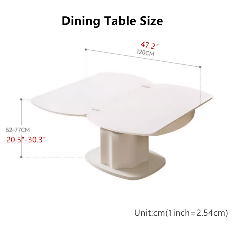 Anhebbarer und ausziehbarer Couchtisch