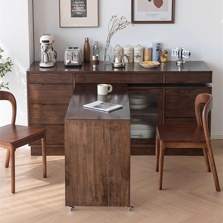 Mehrzweck-Sideboardschrank mit drehbarer Tischplatte