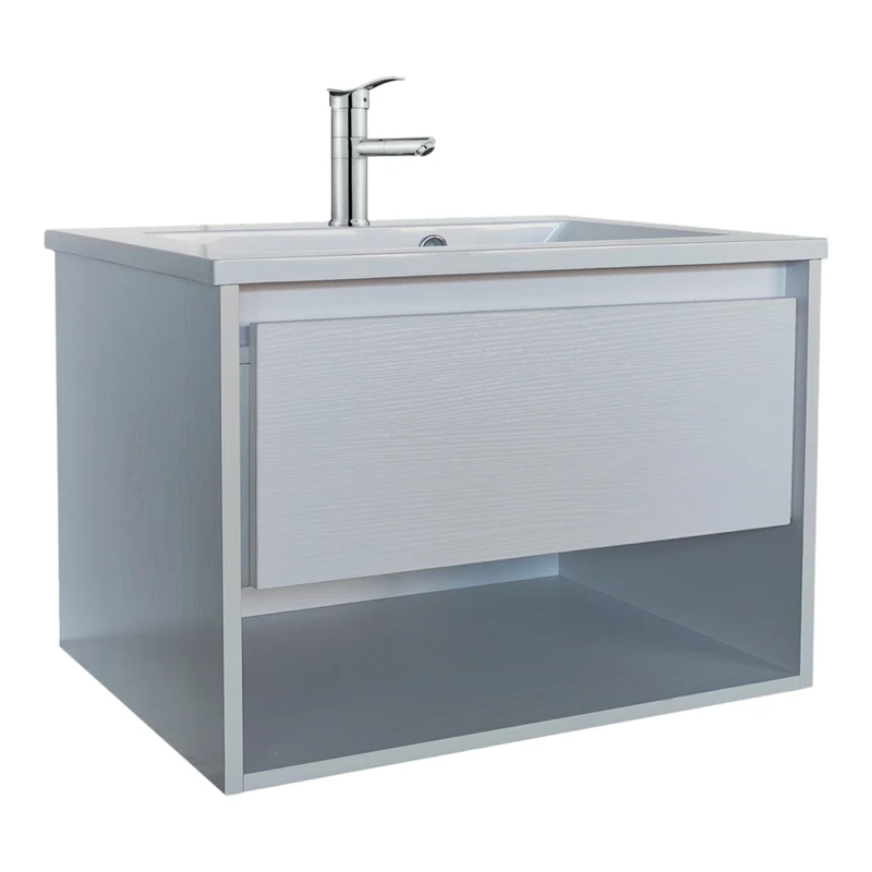 Waschbeckenunterschrank SOHO WHITE WOOD 80