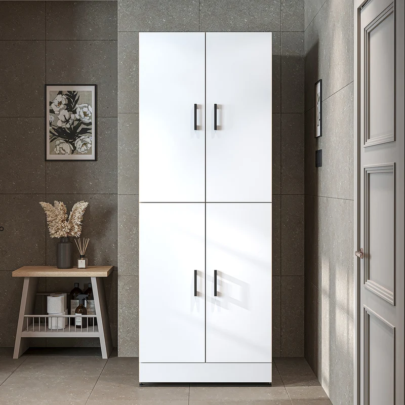 Roomart wasmachinekast DORA-I, 70 cm, voor wasmachine en droger met uitschuifbare plank, in 5 kleuren
