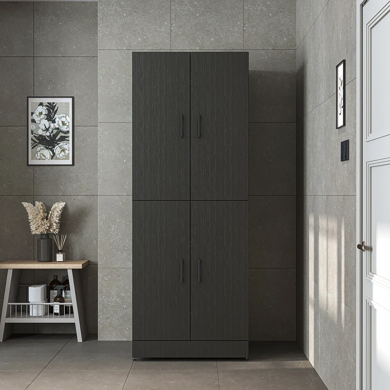 Roomart wasmachinekast DORA-I, 70 cm, voor wasmachine en droger met uitschuifbare plank, in 5 kleuren
