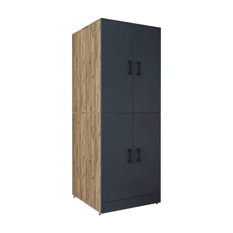 Roomart wasmachinekast DORA-I, 70 cm, voor wasmachine en droger met uitschuifbare plank, in 5 kleuren