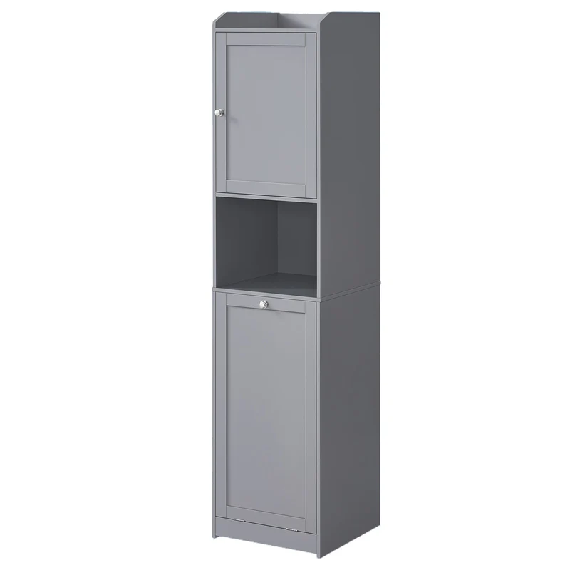 Badezimmerschrank mit Wäschekorb